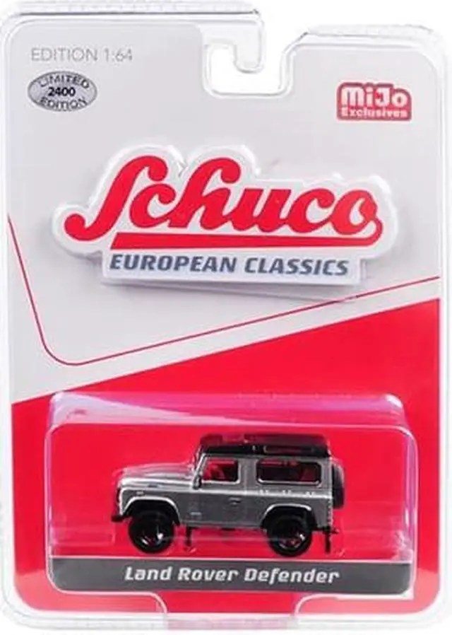 Alt view image 2 of 5 - Land Rover Defender Silver "European Classics" Series Limited Edition to 2,400 pieces  1/64 Diecast Model Car by Schuco