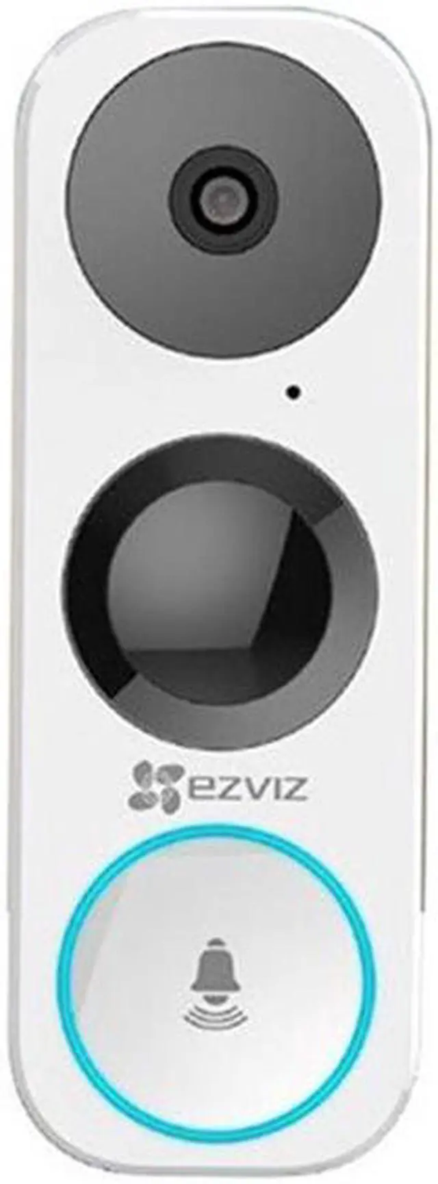 Alt view image 13 of 20 - EZVIZ EZDB11B3 Smart Video Doorbell, Wi-Fi Connected, 180 degree Vertical FOV