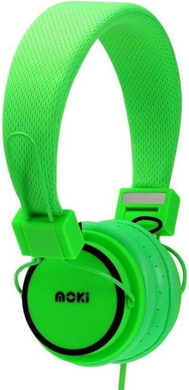 Alt view image 2 of 3 - Moki ACC-HPHYG Hyper Headphones- Green