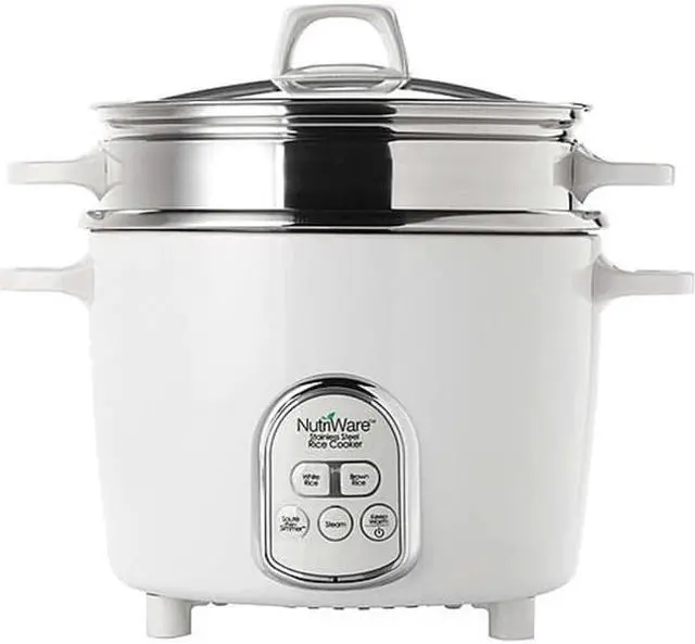 Alt view image 2 of 7 - Aroma NRC-687SD-1SG NutriWare 14 Cp Dig. Rice Cooker & Food Steamer