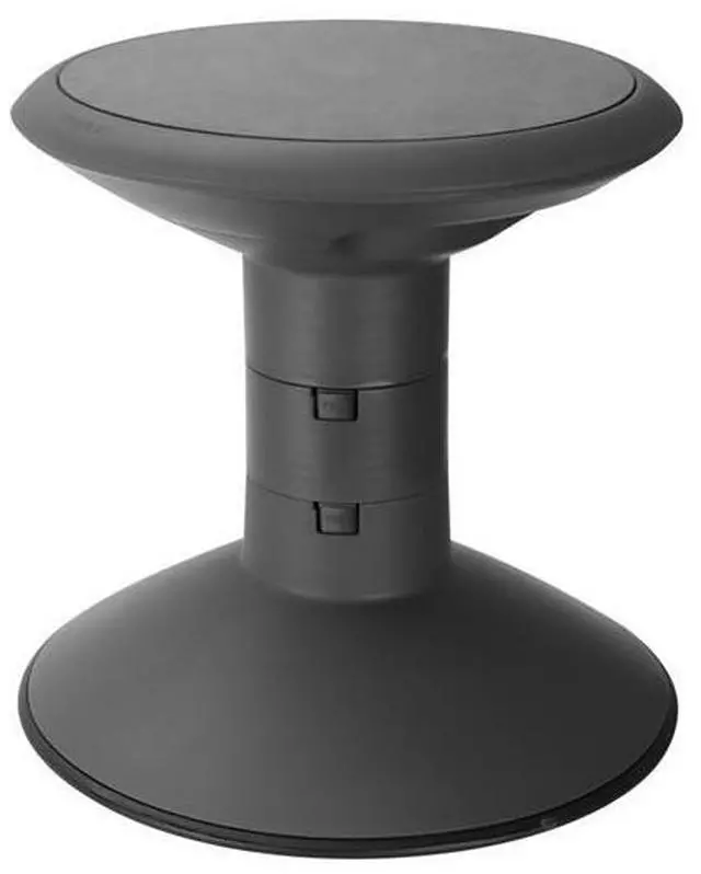 Alt view image 3 of 4 - Storex Wiggle Stool - Black - 13" Length x 13" Width x 18.4" Height STX00300U01C