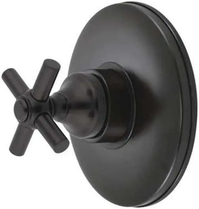 Alt view image 2 of 3 - Kingston Brass KB3005EX Single Handle Volume Control, Oil Rubbed Bronze