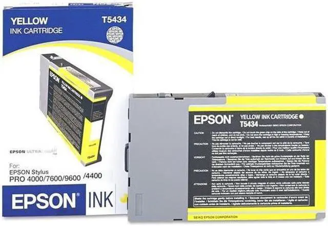 Alt view image 4 of 7 - Epson Ultrachrome Hd T913400 Ink Cartridge - Yellow