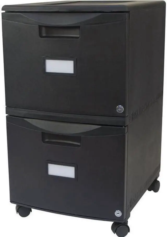 Alt view image 6 of 8 - Storex 2-Drawer Locking Mobile Filing Cabinet