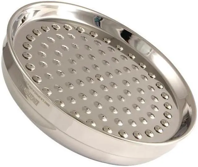 Main image of Kingston Brass K124A6 8 in. Victorian OD Raindrop Shower Head with 91 Water Channels, Polished Nickel