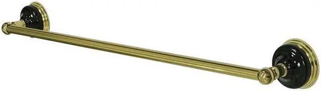 Main image of Kingston Brass BA9111PB 24 in. Water Onyx Towel Bar, Polished Brass