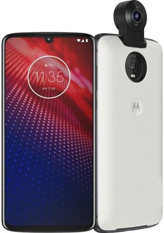 Main image of Motorola Mobility PAF60000US Moto Z4 128GB 360 deg Smartphone, Flash Grey