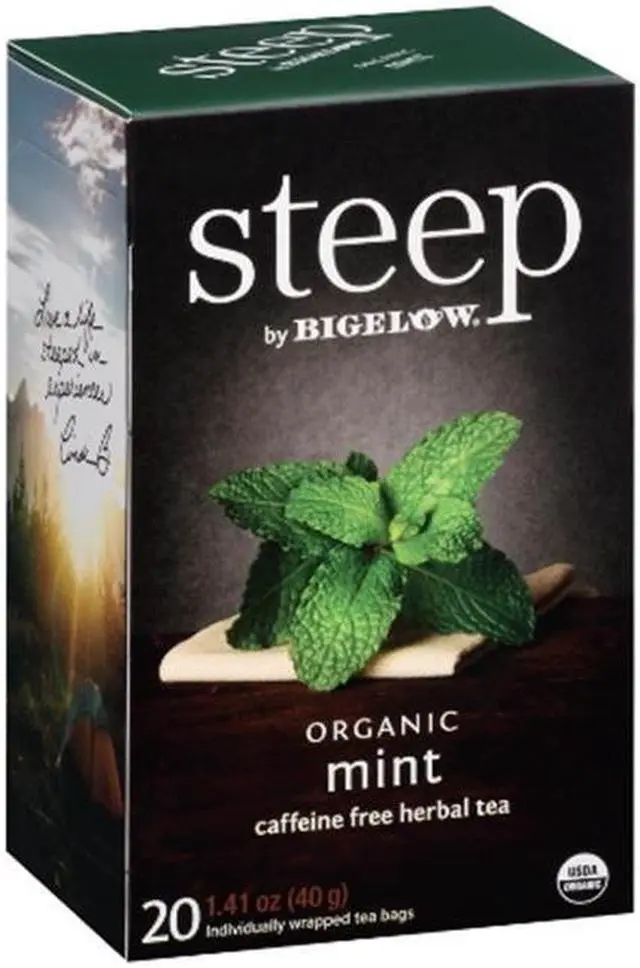 Alt view image 2 of 4 - steep Tea, Mint, 1.41 oz Tea Bag, 20/Box 17709