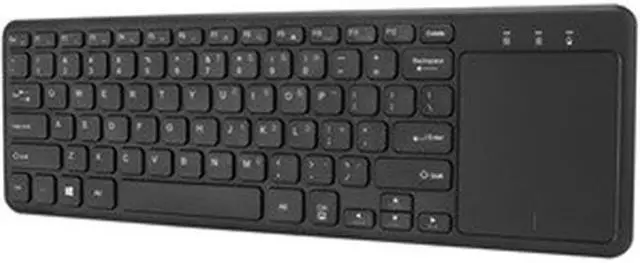 Alt view image 7 of 14 - ADESSO WKB-4050UB ADESSO 2.4GHZ WIRELESS KEYBOARD, WITH SCISSOR SWITCH KEYS, LARGE BUILT-IN MULTI-