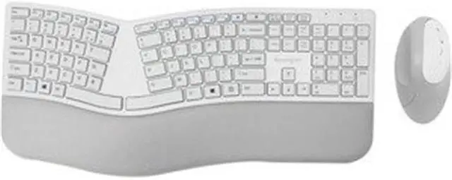 Alt view image 8 of 20 - Kensington Pro Fit K75407US Gray 2.4 GHz and Bluetooth Ergonomic Keyboard and Mouse