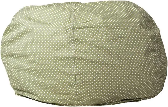 Alt view image 3 of 10 - Oversized Green Dot Bean Bag Chair for Kids and Adults