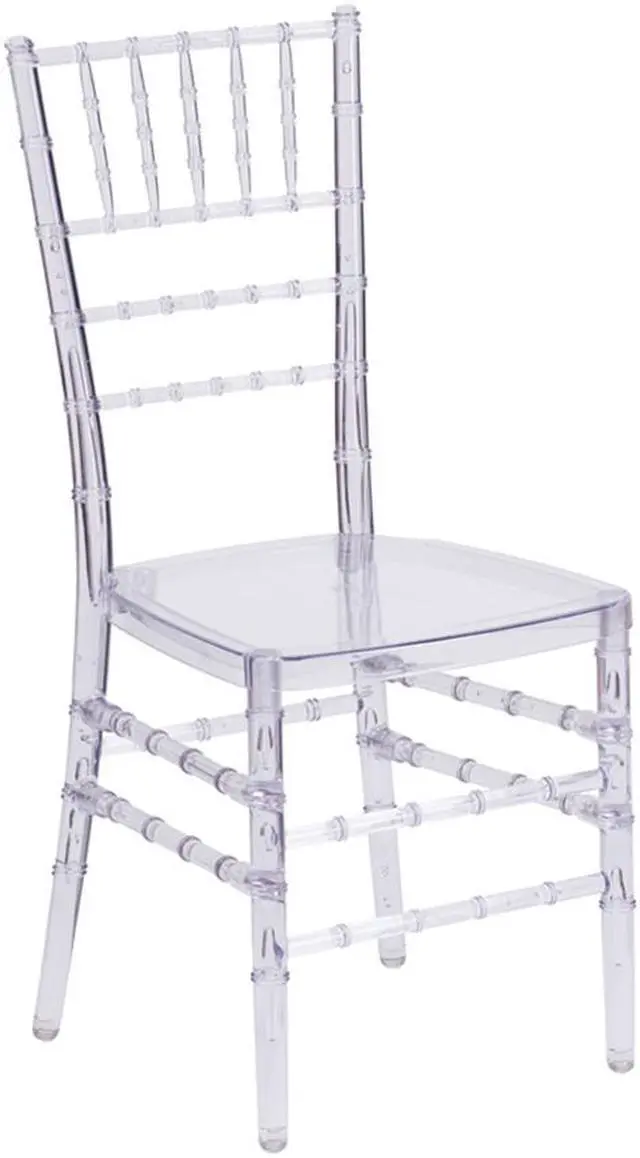 Alt view image 6 of 20 - Flash Elegance Crystal Ice Stacking Chiavari Chair