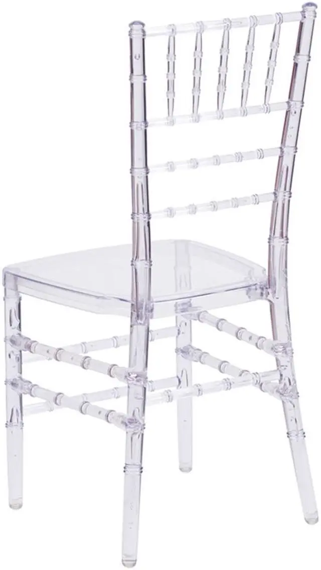 Alt view image 8 of 20 - Flash Elegance Crystal Ice Stacking Chiavari Chair