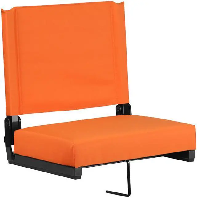 Alt view image 5 of 20 - Grandstand Comfort Seats by Flash with Ultra-Padded Seat in Orange