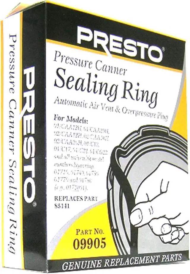 Alt view image 5 of 6 - Presto 12-22 Qt. Pressure Cooker or Canner Gasket 09905