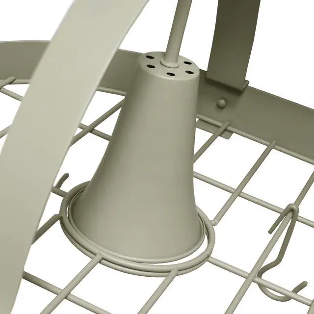Alt view image 8 of 20 - Elegant Designs Slate Gray 2 Light Kitchen Pot Rack with Downlights