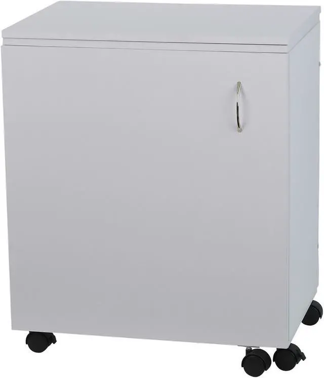 Main image of Arrow 101 Judy Sewing and Craft Table with Storage and Adjustable 3-Position Lift, White