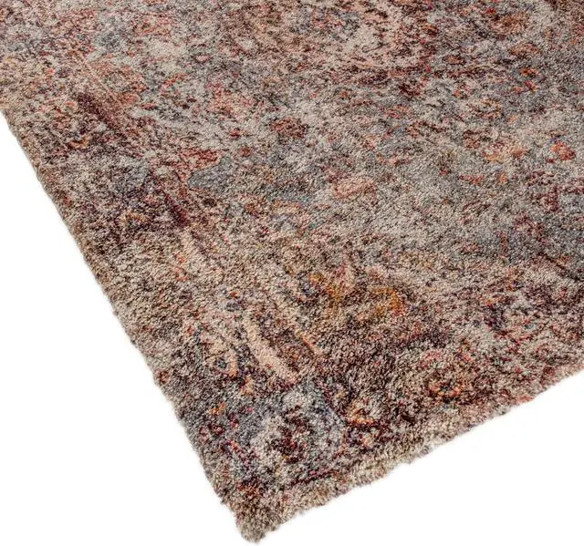 Alt view image 14 of 14 - Artisan Old English Style Traditional Rug - 8' x 10' - Red