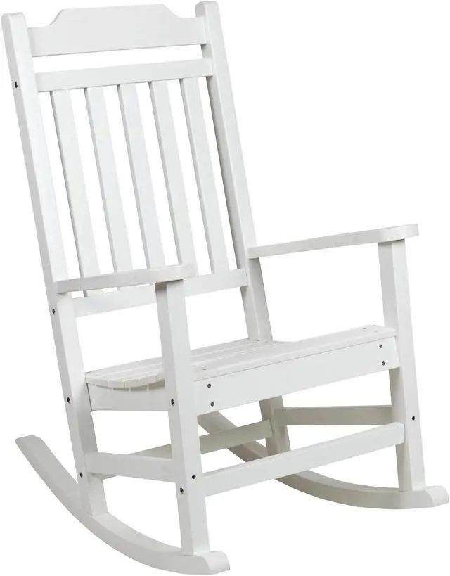 Alt view image 14 of 20 - Winston All-Weather Rocking Chair in White Faux Wood