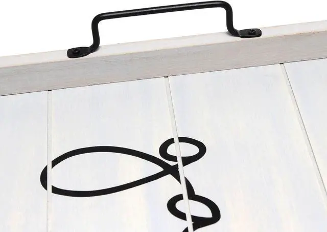 Alt view image 19 of 20 - Elegant Designs Decorative Wood Serving Tray w/ Handles, 15.50" x 12", "Gather" HG2000-GGH