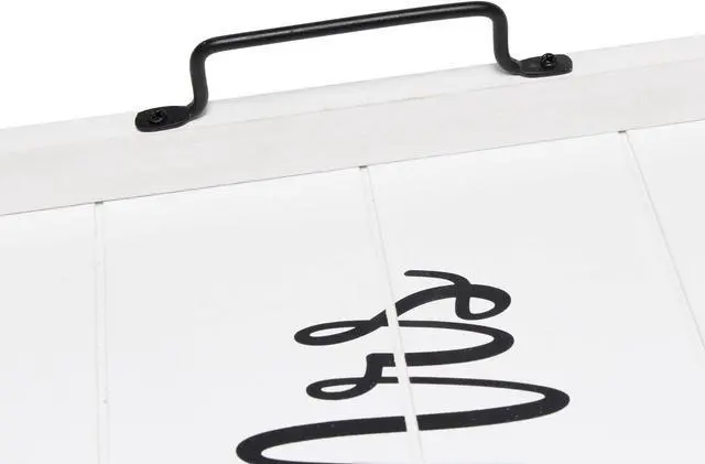 Alt view image 19 of 20 - Elegant Designs Decorative Wood Serving Tray w/ Handles, 15.50" x 12", "Mr. & Mrs." HG2000-WMM