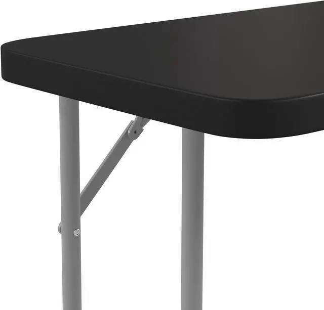 Alt view image 12 of 20 - 70.8 Inch Black Plastic Folding Training Table