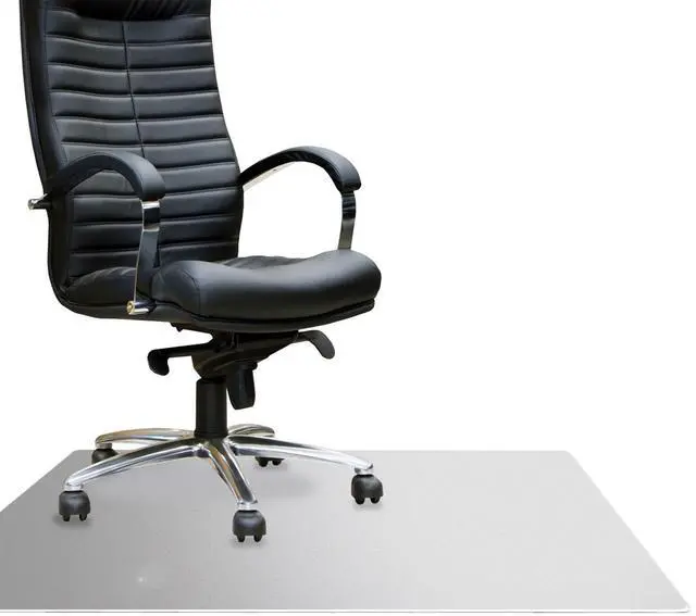 Alt view image 17 of 20 - Floortex Cleartex MegaMat Heavy-Duty Polycarbonate Mat for Hard Floor/All Carpet