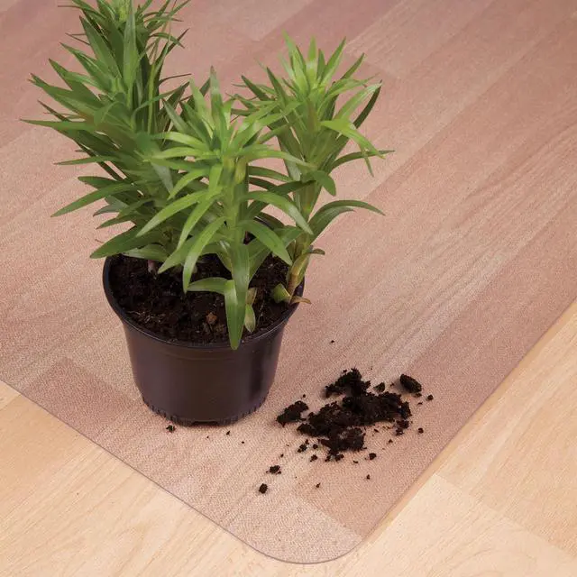 Alt view image 9 of 17 - FloorTex Chair Mat f/ Hard Floor 30"Wx48"L Clear ECO123048AEP