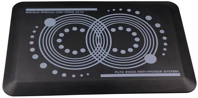 Alt view image 16 of 20 - Floortex AFS-TEX 2000 Anti-Fatigue Mat Rectangle 16"x24", Midnight Black