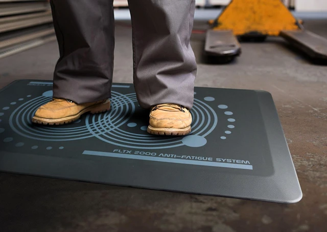 Alt view image 6 of 14 - AFS-TEX System 2000 Anti-Fat Mat Slate Gray20"x32" FCA22032GY
