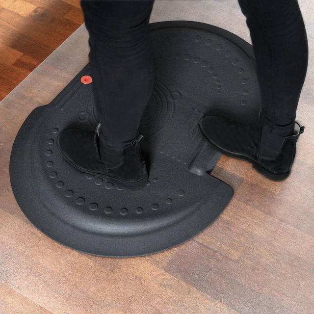 Alt view image 11 of 20 - Floortex AFS-TEX 5000 Anti-Fatigue Mat, Bespoke, 26 x 36, Black FCA5XBK2535