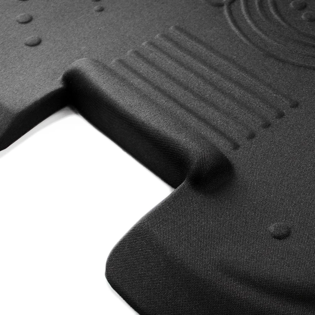 Alt view image 14 of 20 - Floortex AFS-TEX 5000 Anti-Fatigue Mat, Bespoke, 26 x 36, Black FCA5XBK2535