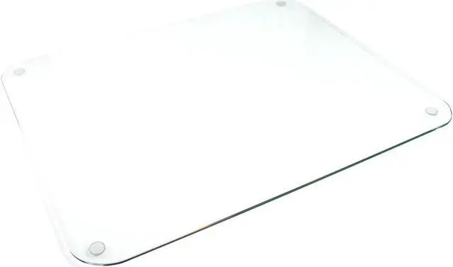 Alt view image 5 of 17 - Desktex Glaciermat Glass Desk Pad - 24" Width x 19" Depth - Clear FLRFCDE1924G