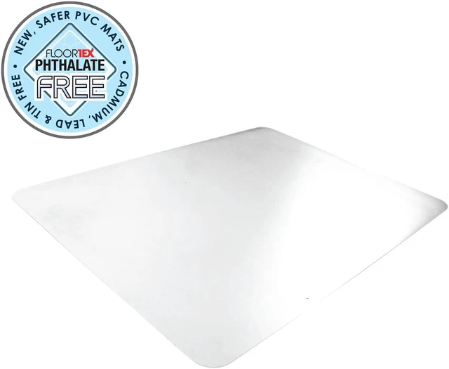 Alt view image 3 of 10 - Floortex Table Protection Mat Desktex Pack of 4 Vinyl Rectangular Desk Pads - 17" x 22"