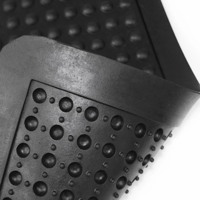 Alt view image 4 of 9 - Floortex Indoor Modern Floor pad Doortex Anti-Fatigue Black Bubble Mat - 36" x 48"