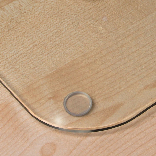 Alt view image 5 of 8 - Floortex Table Protection Mat CraftTex Glass Craft Mat Protector - 19" x 24"