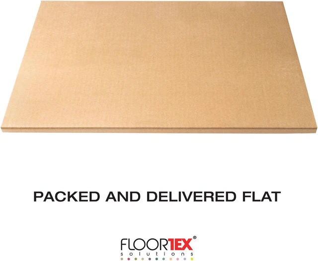 Alt view image 5 of 7 - Floortex Indoor Floor Protection Pad CraftTex 9Mat Blue Floor Protector for Carpet - 38" x 39"