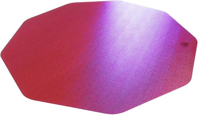 Alt view image 2 of 6 - Floortex Indoor Floor Protection Pad CraftTex 9Mat Pink Floor Protector for Hard Floor - 38" x 39"