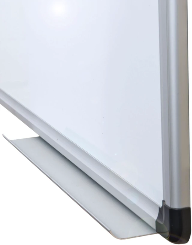 Alt view image 4 of 10 - Floortex Home / Office / School Writing Viztex Porcelain Magnetic Dry Erase Board with an Aluminium Frame - 18" x 24"