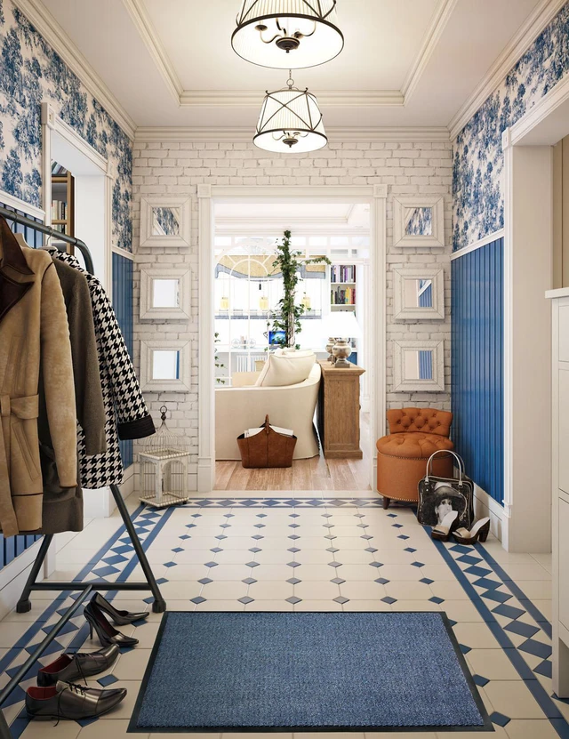 Main image of Floortex Home / Office Decor Pad / Carpet Doortex Advantagemat Blue Door Mat - 32" x 48"