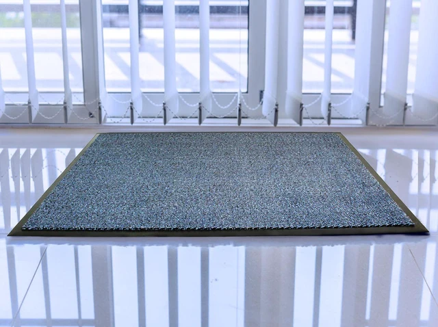 Alt view image 5 of 6 - Floortex Home / Office Decor Pad / Carpet Doortex Advantagemat Blue Door Mat - 48" x 70"