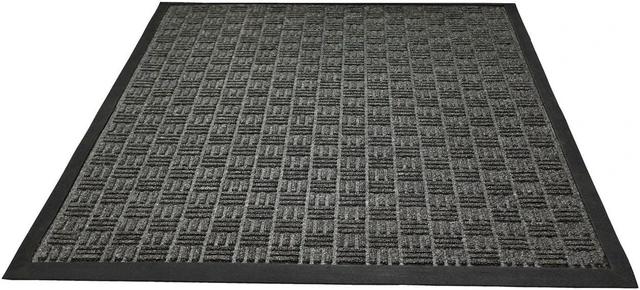 Alt view image 2 of 6 - Floortex Home / Office Decor Pad / Carpet Doortex Ribmat Charcoal Heavy Duty Door Mat in - 36" x 60"