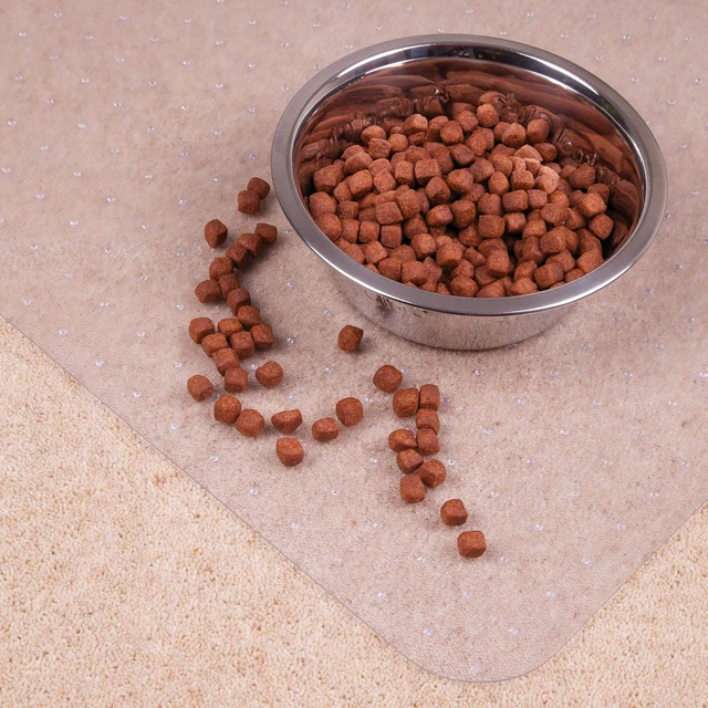 Main image of Floortex Indoor Floor Protection Pad P-Tex Anti-Microbial Pet Station Mat for Carpets - 36" x 48"