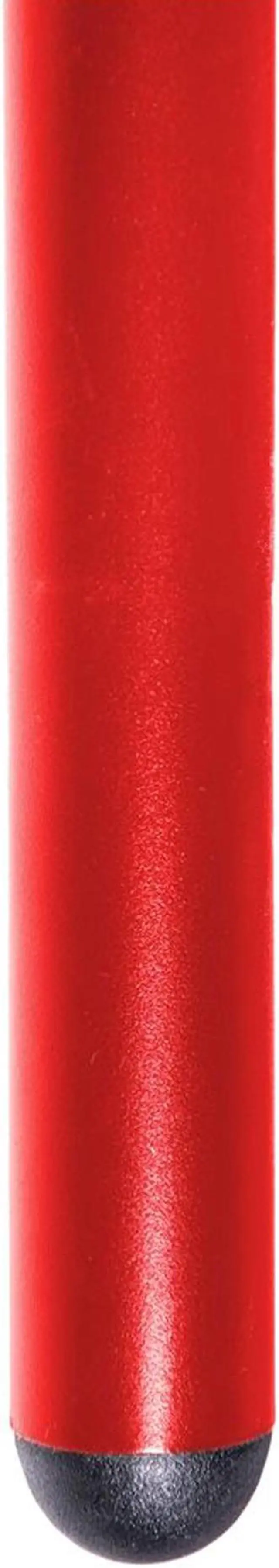Alt view image 17 of 20 - LeisureMod Devon Tree Design Glass Top Aluminum Base Indoor Outdoor Dining Table, Red