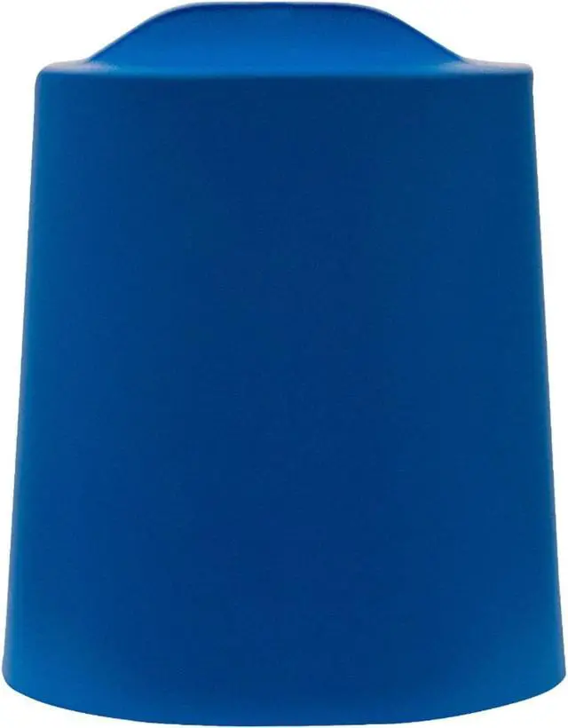 Alt view image 2 of 12 - Luxor Kids, Children, Students Indoor Outdoor Classroom Assorted Conical TailFin Plastic Stackable Stools - 5 Pack