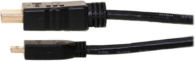 Alt view image 5 of 7 - Cable Wholesale HDMI to Micro HDMI Cable High Speed w/ Ethernet - 15 ft