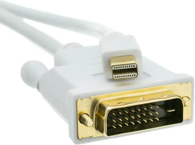 Main image of Cable Wholesale Mini DisplayPort to DVI Video Cable, Mini DisplayPort Male to DVI Male - 6 foot