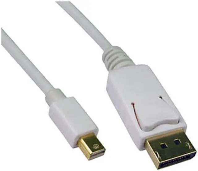 Main image of Mini DisplayPort 1.1 Video Cable, Mini DisplayPort Male to DisplayPort Male, 15 foot