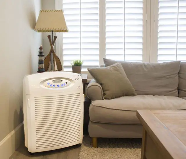 Alt view image 5 of 15 - Sunpentown DC-Motor Air Cleaner with Plasma, HEPA & VOC AC-9966