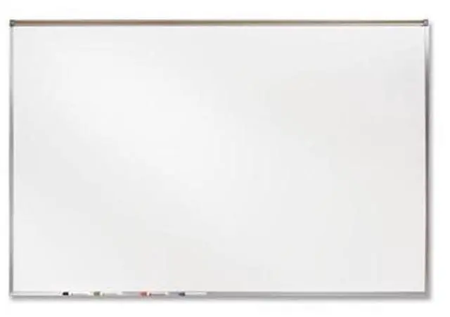 Main image of Ghent 4' X 6' Feet Proma Porcelian Multimedia Boards Aluminum Framed Magnetic Projection / Markerboard With 1" Maprail